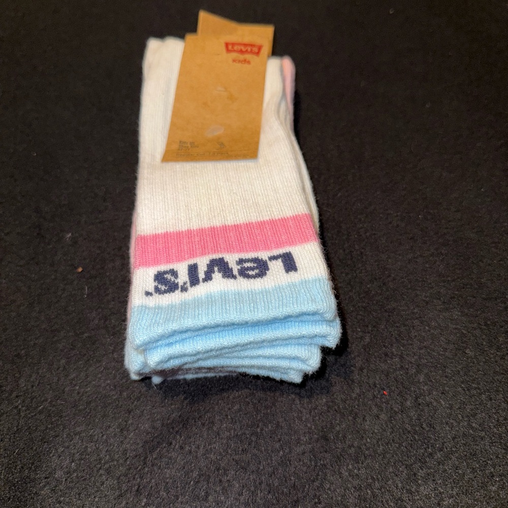 3 Pack Girls Levi’s Socks